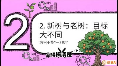 第3节：【春肥策略】开春底肥：新树&ldquo;扩版图&rdquo;，老树&ldquo;点引擎&rdquo;，课程：《柑橘底肥&ldquo;翻身账&rdquo;：从改土到高产的实战全书》