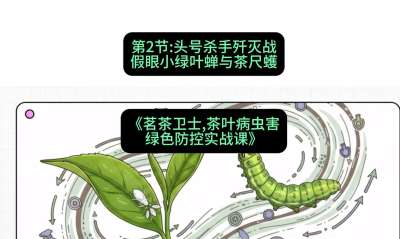 第02节：头号杀手歼灭战&mdash;&mdash;假眼小绿叶蝉与茶尺蠖，课程：《茗茶卫士&mdash;&mdash;茶叶病虫害绿色防控实战课》#识农AI