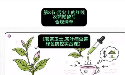 第08节：舌尖上的红线&mdash;&mdash;农药残留与合规清单，课程：《茗茶卫士&mdash;&mdash;茶叶病虫害绿色防控实战课》#识农AI