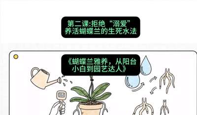 第二节：拒绝&ldquo;溺爱&rdquo;：养活蝴蝶兰的生死水法，课程：《蝴蝶兰雅养六讲：从阳台小白到园艺达人》#识农AI