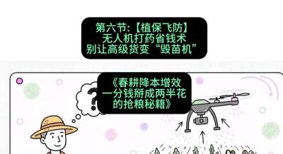 第六节：【植保飞防】无人机打药省钱术，别让高级货变&ldquo;毁苗机&rdquo;